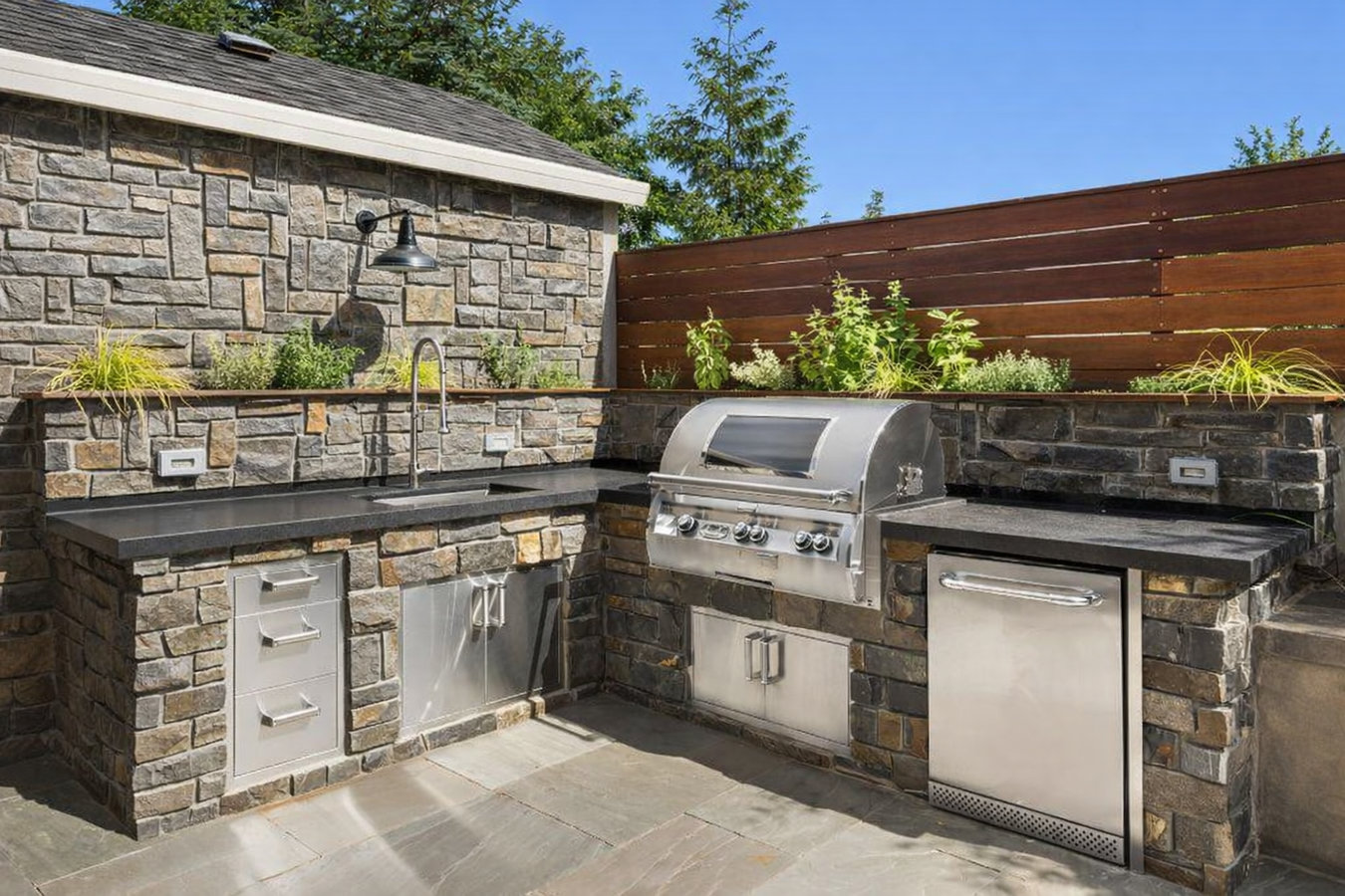 Outdoor Kitchen Masonry in Post Falls, ID